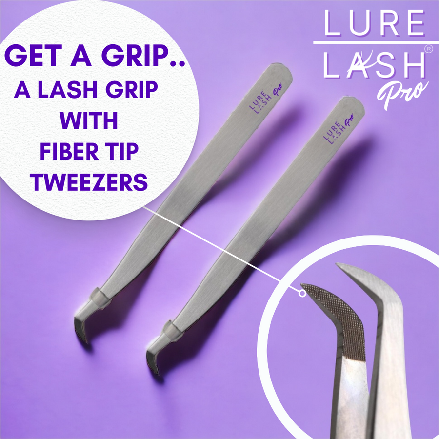 Fiber Tip Eyelash Extensions Tweezers