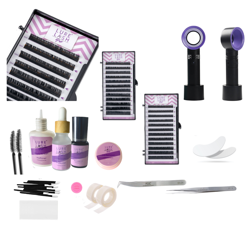 Classic Eyelash Extension Starter Kit – Lure Lash Pro